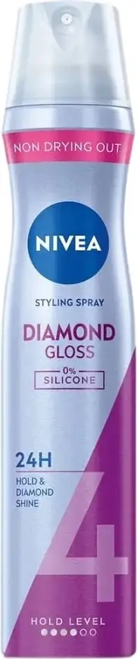 Sprej për flokë për femra Nivea Diamond Gloss 250ml