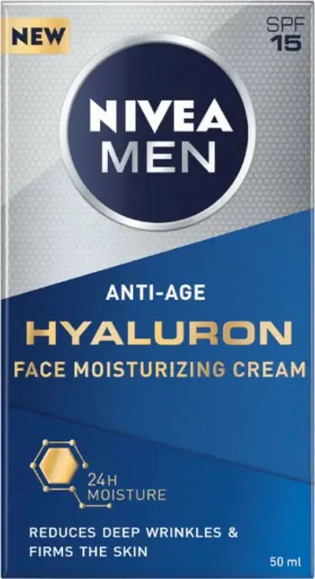 Krem për fytyrë Nivea Men Hyaluron Anti-Wrinkle, 50 ml