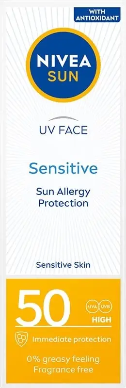 Krem fytyre me SPF Nivea Sun Sensitive, SPF 50, 50ml