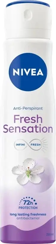 Spray antiperspirant për femra Nivea Fresh Sensation 250ml