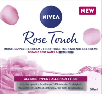 Krem hidratues për fytyrë Nivea Rose Touch, 50ml
