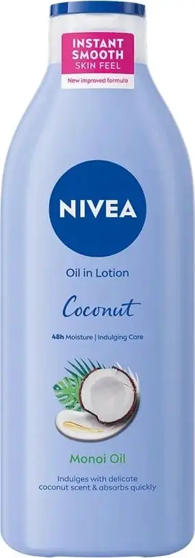 Balsam për trup Nivea Oil in Balm Coconut and Monoi Oil për femra, 400ml