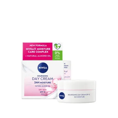 Krem Dite Nivea, Dry Skin 24H Moisture + SPF 15, 50 ml - 1