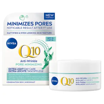 Krem dite Nivea Q10 Anti-Wrinkle Power SPF 15 Pore Refining, 50 ml