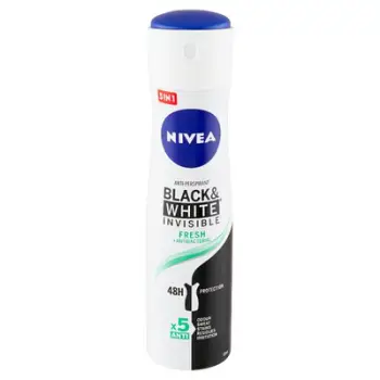 Deodorant Nivea B & W Invisible Fresh Antibacterial, 150ml