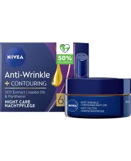 Krem nate Nivea Anti-Wrinkle + Contouring, 65+, 50 ml