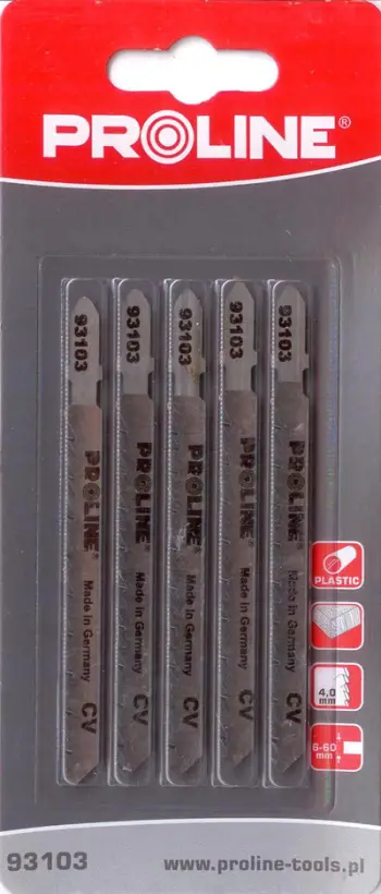 Tehe sharre Pro-Line 93103L, 110x4.0mm, lloji T, të argjendta
