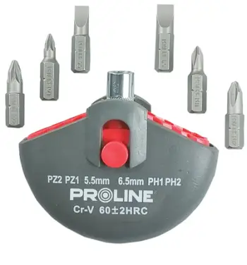 Set maja për kaçavida PROLINE 10697, 7 copë