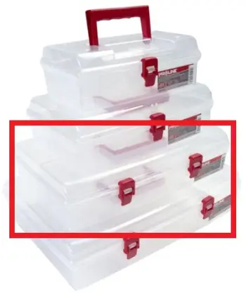 Kuti organizuese Proline, 359 x 238 x 85mm, 6 pjesë