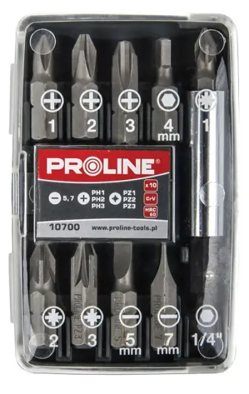 Mbajtëse magnetike PROLINE 1/4" 10699, 10 copë