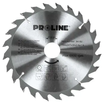 Sharrë rrethore Pro-Line për dru - 84208, 205 x 30 mm