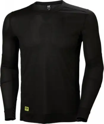 Bluzë me mëngë të gjata Helly Hansen LIFA, 2XL, funksionale, e zezë