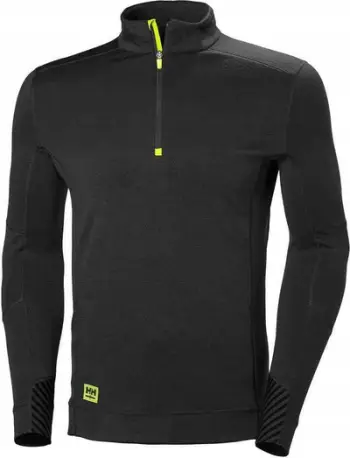 Bluzë termike Helly Hansen Lifa Half Zip, për meshkuj, madhësia M, e zezë