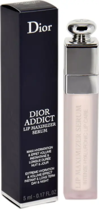 Serum për buzë Dior Addict Lip Maximizer Serum, hidratues, efekt zmadhues, transparent