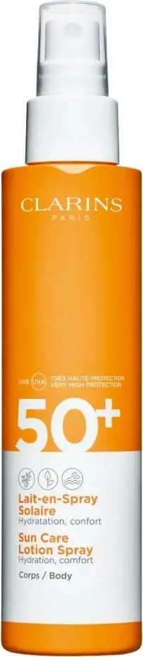 Locion për mbrojtje ndaj diellit Clarins SPF50, 150 ml