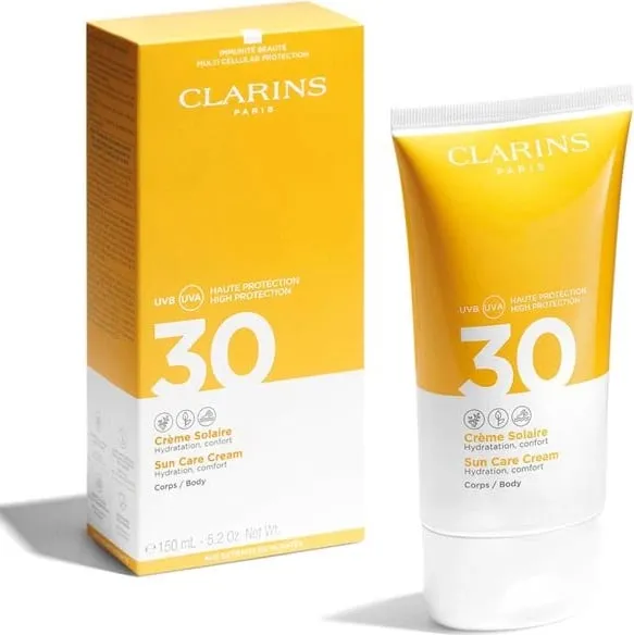 Krem trupi kundër diellit Clarins Sun Care SPF 30, 150 ml - 1