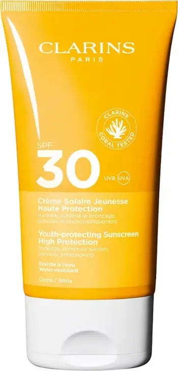 Krem mbrojtës ndaj diellit për trup Clarins SPF 30, 150 ml