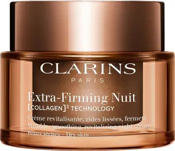 Krem nate forcues për lëkurë të thatë Extra-Firming Nuit Collagen Technology (Cream) Clarins, 50 ml