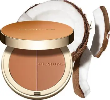 Puder kompakte bronzuese Clarins Ever Bronze 03, 10g, për fytyrë, ngjyrë natyrale