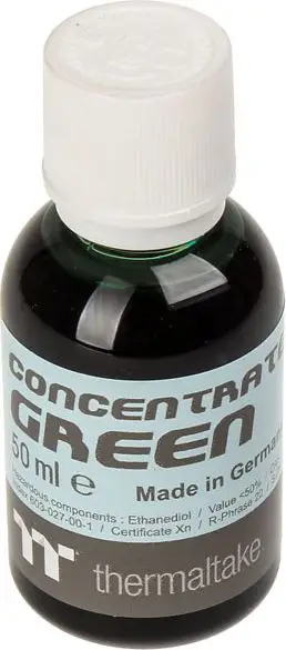 Koncentrat për sisteme të ftohjes Thermaltake Premium, 50 ml, i gjelbër