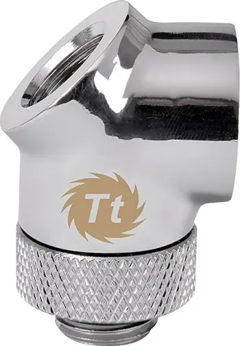 Lidhës këndor Thermaltake Pacific 1/4", për sistemet e ftohjes në PC