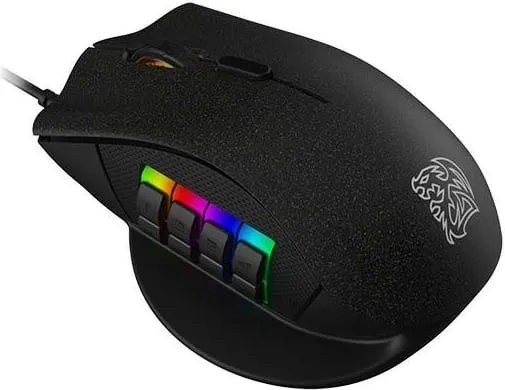 Maus Thermaltake eSports Nemesis Switch RGB, me kabllo, i zi - 4