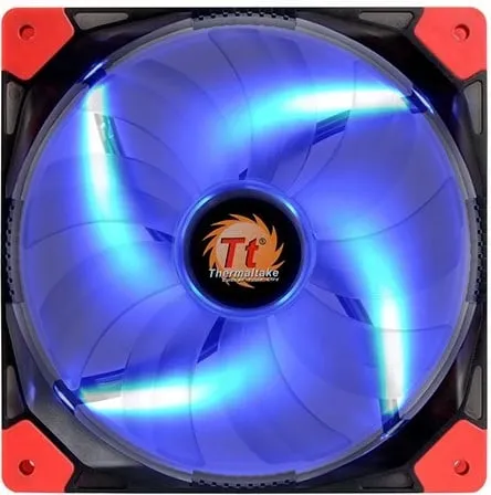 Ftohës Thermaltake Luna 14 LED, 140 mm, i kaltër - 1