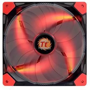 Ftohës Thermaltake Luna 14 LED, 140 mm, i kuq - 1