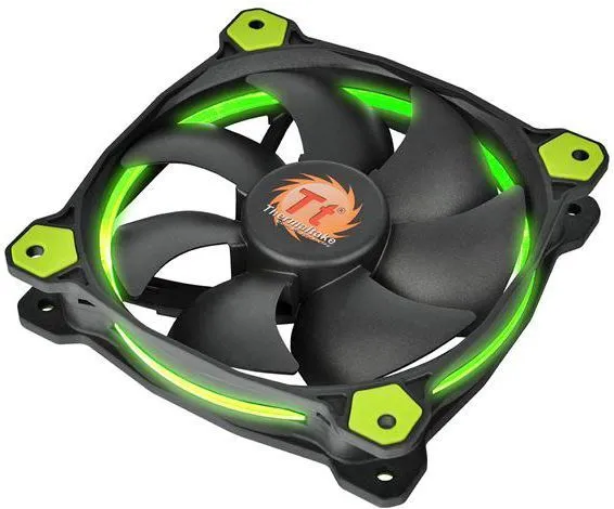 Ftohës Thermaltake Riing LED, 120 mm, i gjelbër - 4