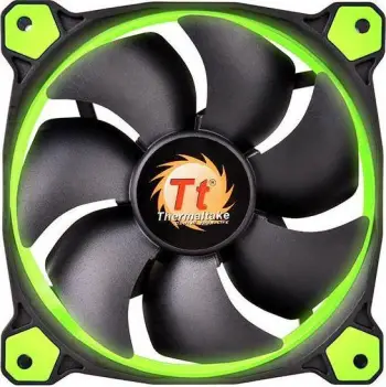 Ftohës Thermaltake Riing LED, 140 mm, i gjelbër