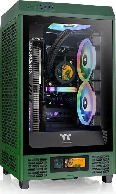 Kasë Thermaltake The Tower 200 Racing Green, Mini Tower - 2