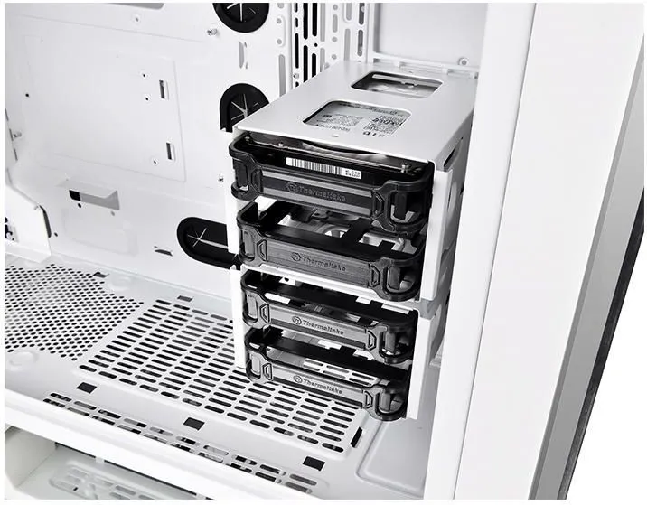 Kasë Thermaltake View 71 TG Snow Edition, Full Tower - 16