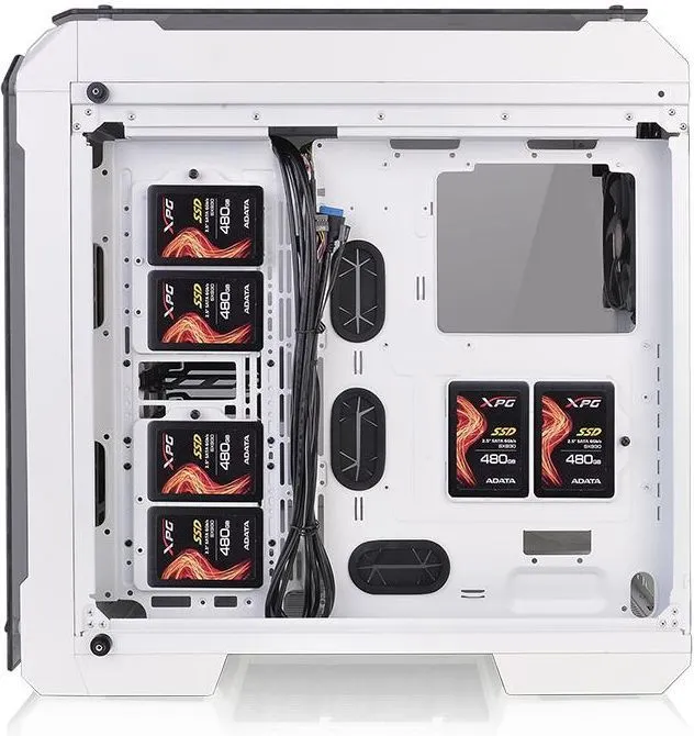 Kasë Thermaltake View 71 TG Snow Edition, Full Tower - 20