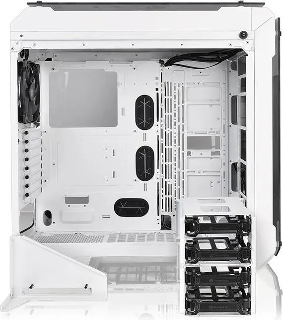 Kasë Thermaltake View 71 TG Snow Edition, Full Tower - 26