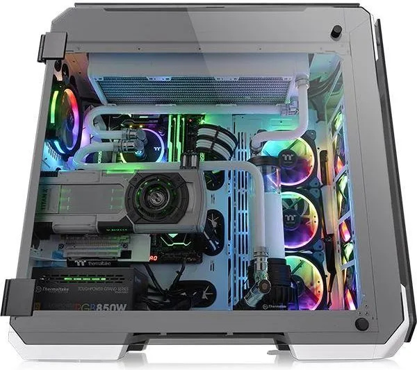 Kasë Thermaltake View 71 TG Snow Edition, Full Tower - 32