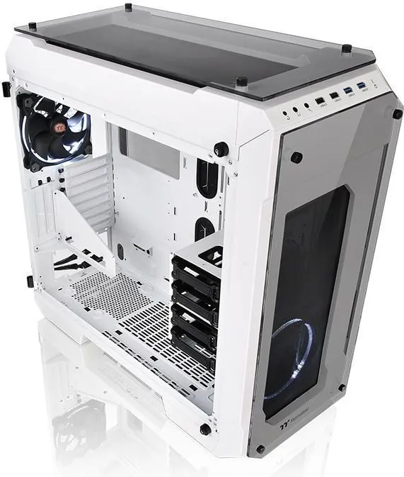 Kasë Thermaltake View 71 TG Snow Edition, Full Tower - 10
