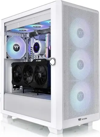 Kasë Thermaltake Thermaltake S250 ARGB, e bardhë, Midi Tower