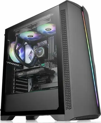 Kasë Thermaltake H350 TG RGB, Midi Tower