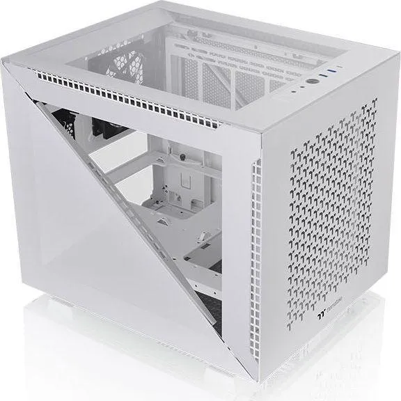 Kasë Thermaltake Divider 200 TG Air Snow, Cube Tower - 2