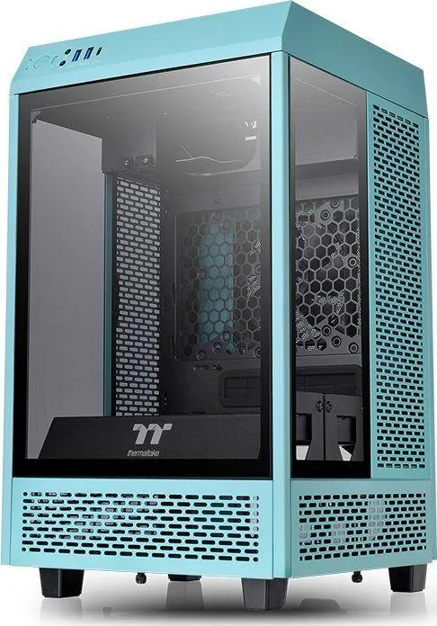 Kasë Thermaltake The Tower 100 Mini Turquoise, Mini Tower - 1