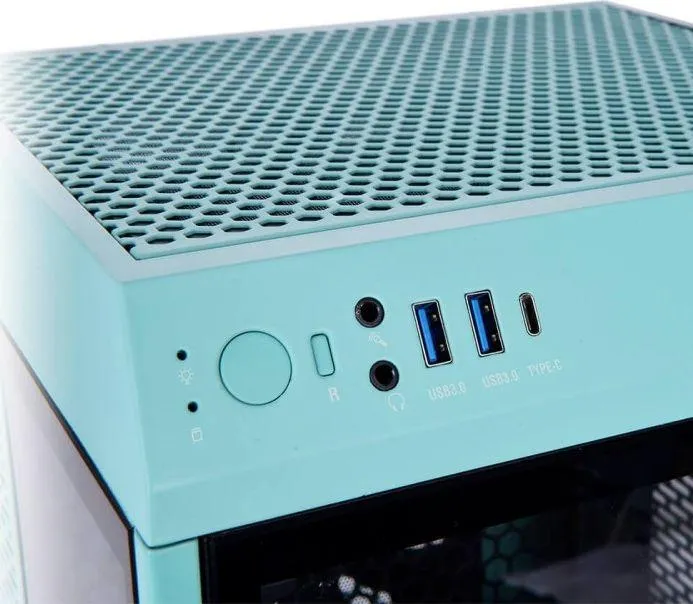 Kasë Thermaltake The Tower 100 Mini Turquoise, Mini Tower - 7