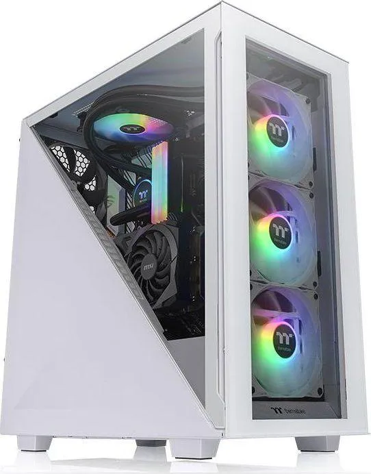 Kasë Thermaltake Divider 300 TG Air Snow, Midi Tower - 5