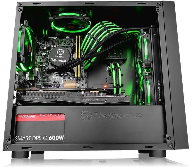 Kasë Thermaltake Versa H17 Window, Micro Tower - 17