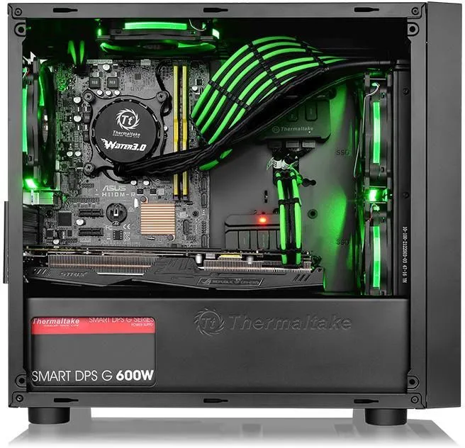 Kasë Thermaltake Versa H17 Window, Micro Tower - 19