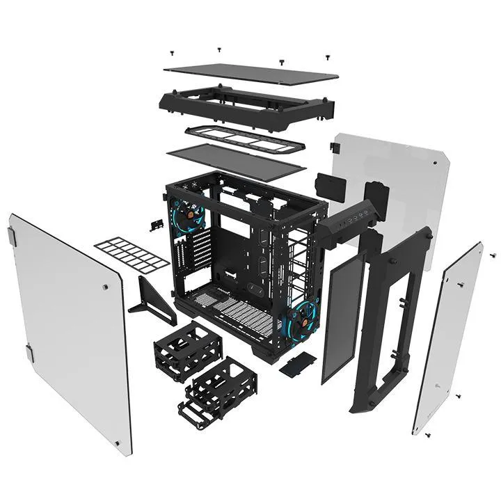 Kasë Thermaltake View 71 TG Edition, Full Tower - 10