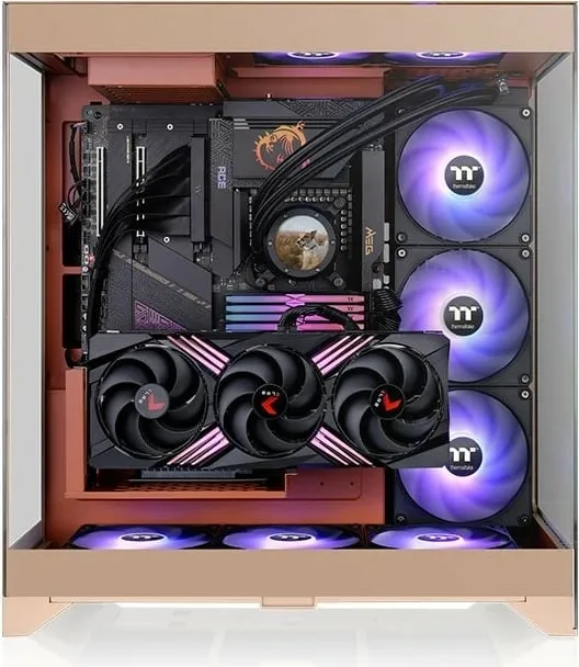 Kasë Thermaltake CTE E550 TG, Midi Tower, Gravel Sand - 2