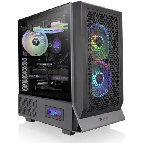 Kasë Thermaltake Ceres 300 TG ARGB – Zezë - 1