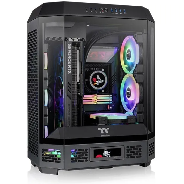 Kasë Midi Thermaltake The Tower 600 e Zezë - 1