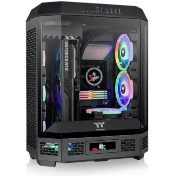 Kasë Midi Thermaltake The Tower 600 e Zezë