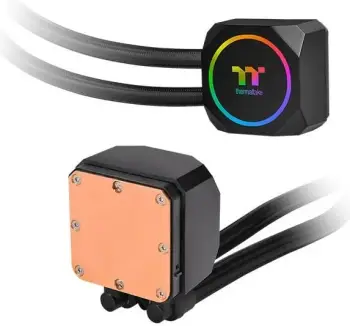 Ftohës uji all-in-one Thermaltake TH420 V2 ARGB, 3x140mm, i zi, ARGB